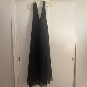 Lulu's Black Maxi Dress